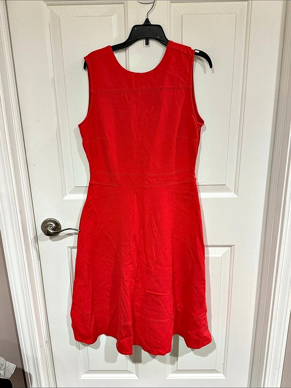 Lands' End Red Sleeveless Mini Dress Size 4 b38
